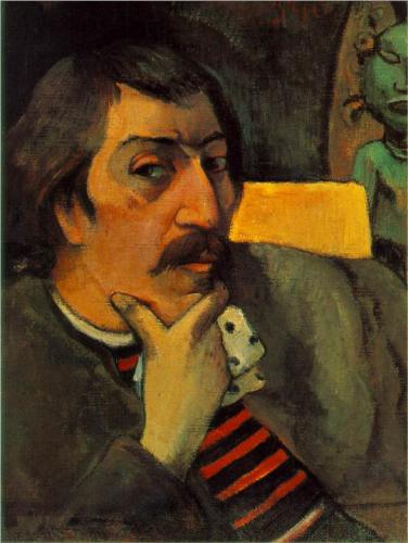 Gauguin and Bonnard, poem by <b>Judy Longley</b> - self-portrait-with-the-idolblog