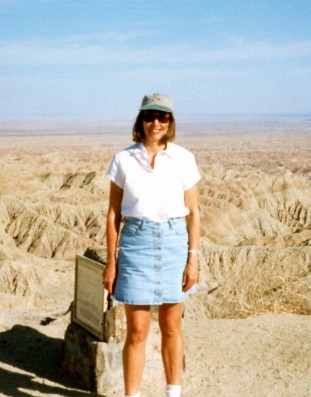 Cynthia Anderson in 2000 at font's point